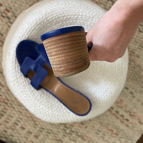 Hermes Oran royal blue sz 39 Authentic - Picture 4 of 6